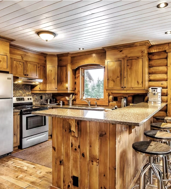 View inside a cottage's kitchen