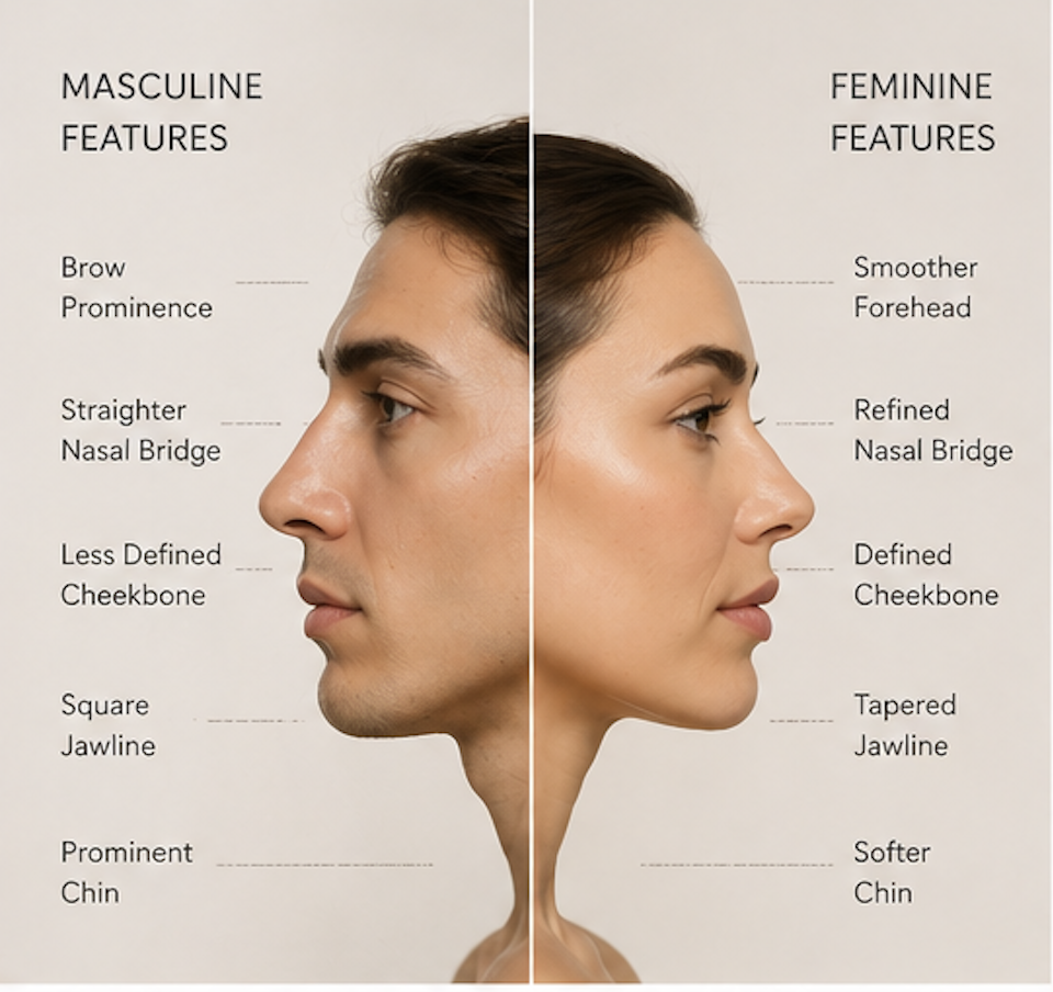 Masculine vs. Feminine Facial Features: A Surgeon's Perspective