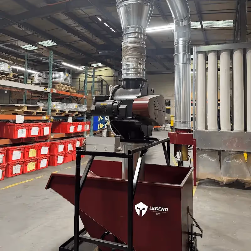 Legend Baghouse with Inline Separator and Hopper