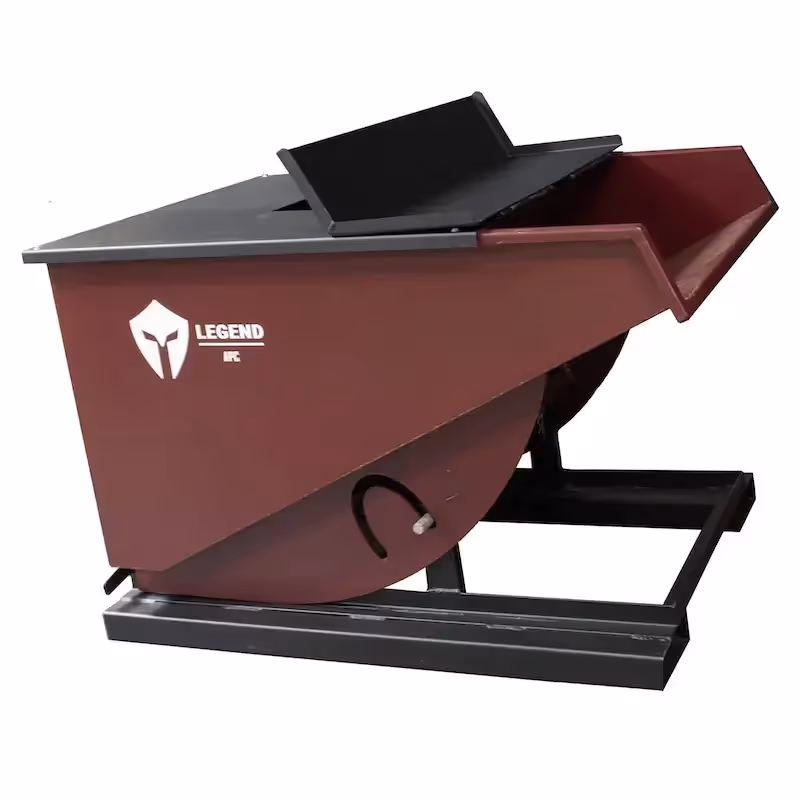 Legend Self-Dumping Hopper with Lid