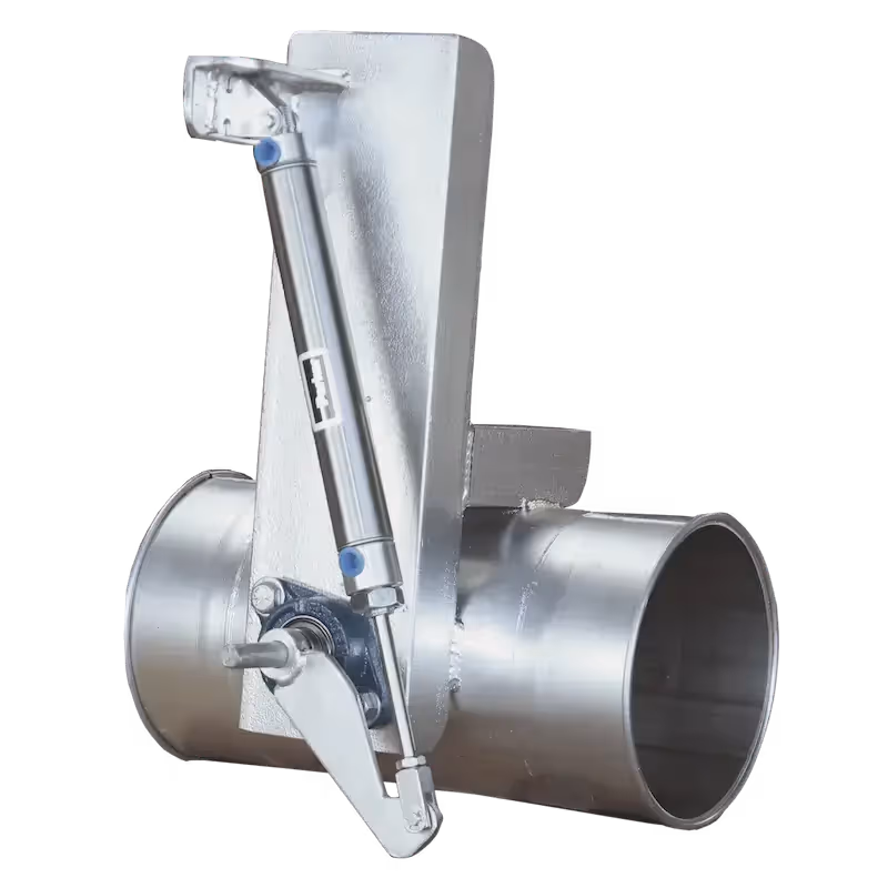 Automatic Butterfly Valve with Half Moon Stops – AC Voltage