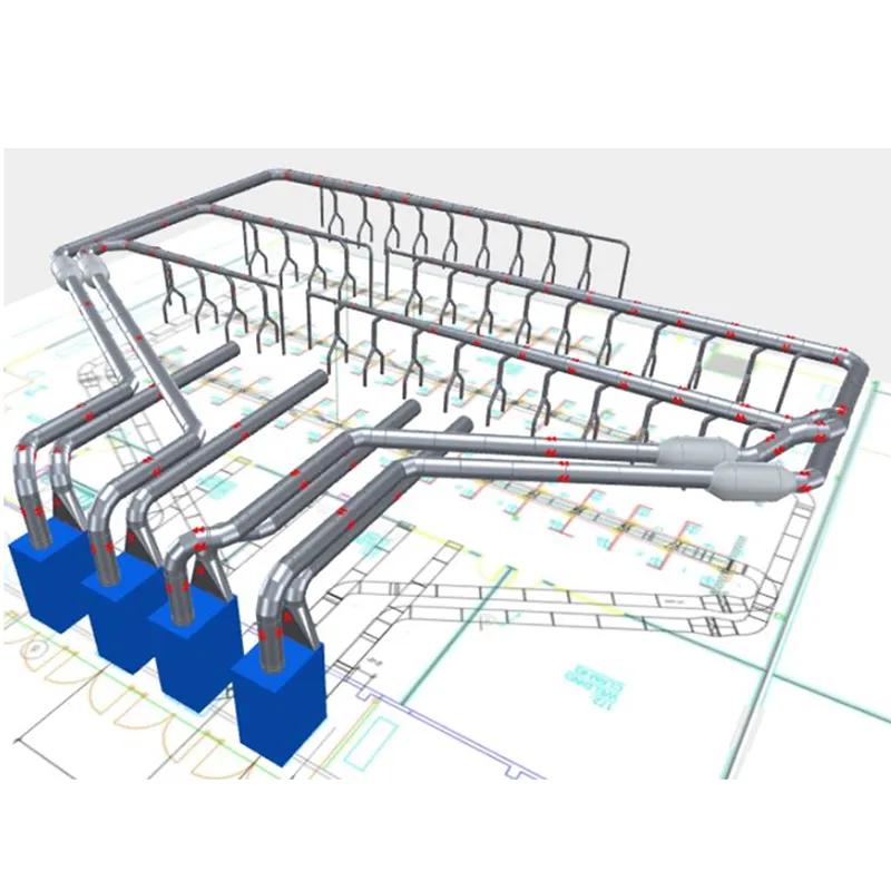 DuctQuoite rendering of a full system design.
