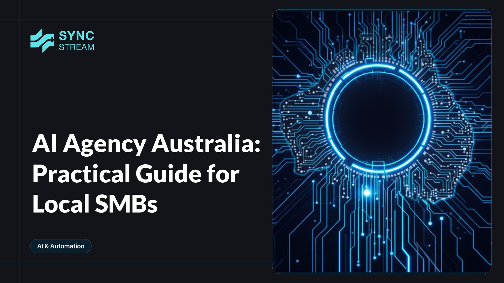 Diagram showing the core roles and capabilities of an AI agency for Australian SMBs
