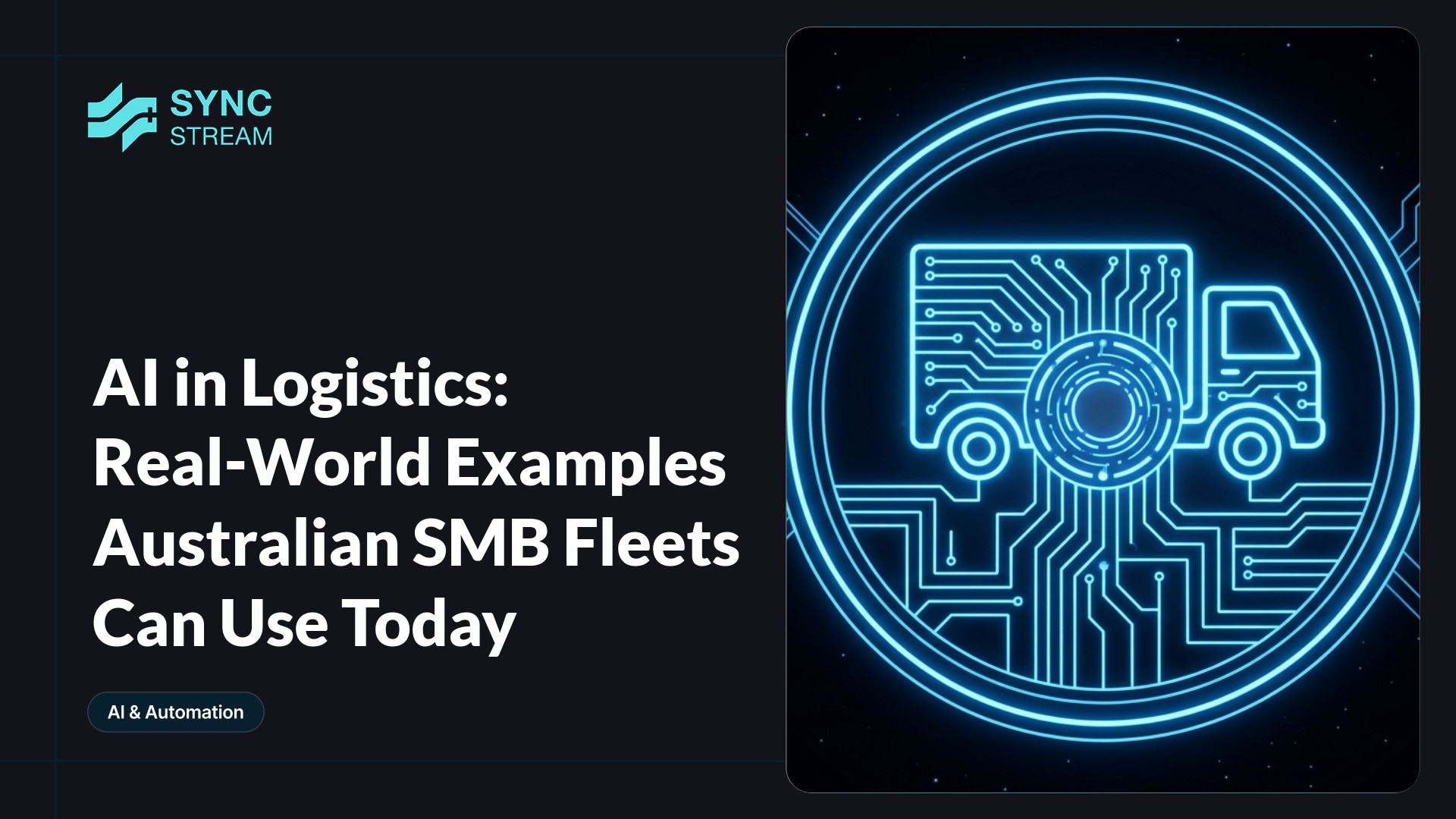 Diagram showing how AI systems use logistics data to recommend routes and decisions