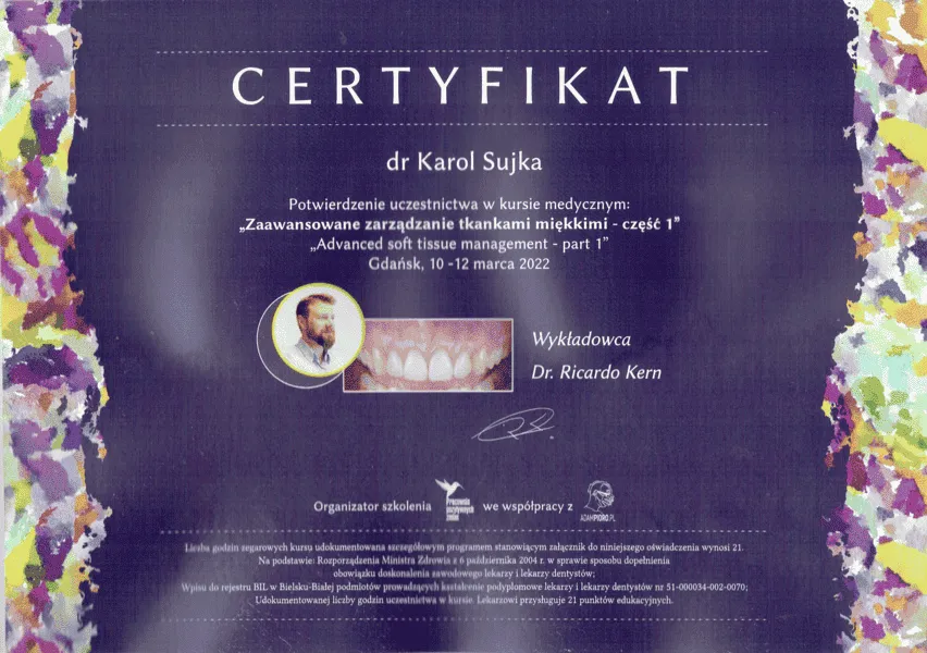 karol-sujka-certyfikat-tkanki-miekkie