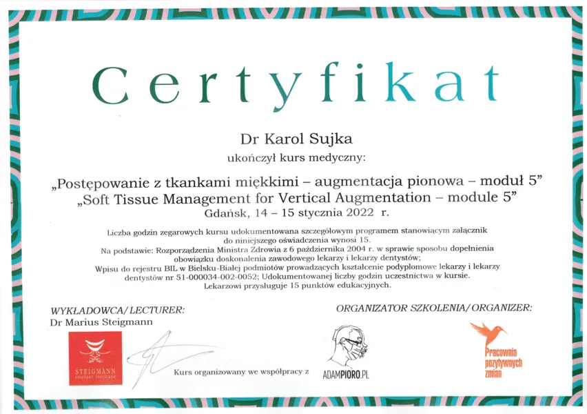 karol-sujka-tkanki-miekkie-certyfikat