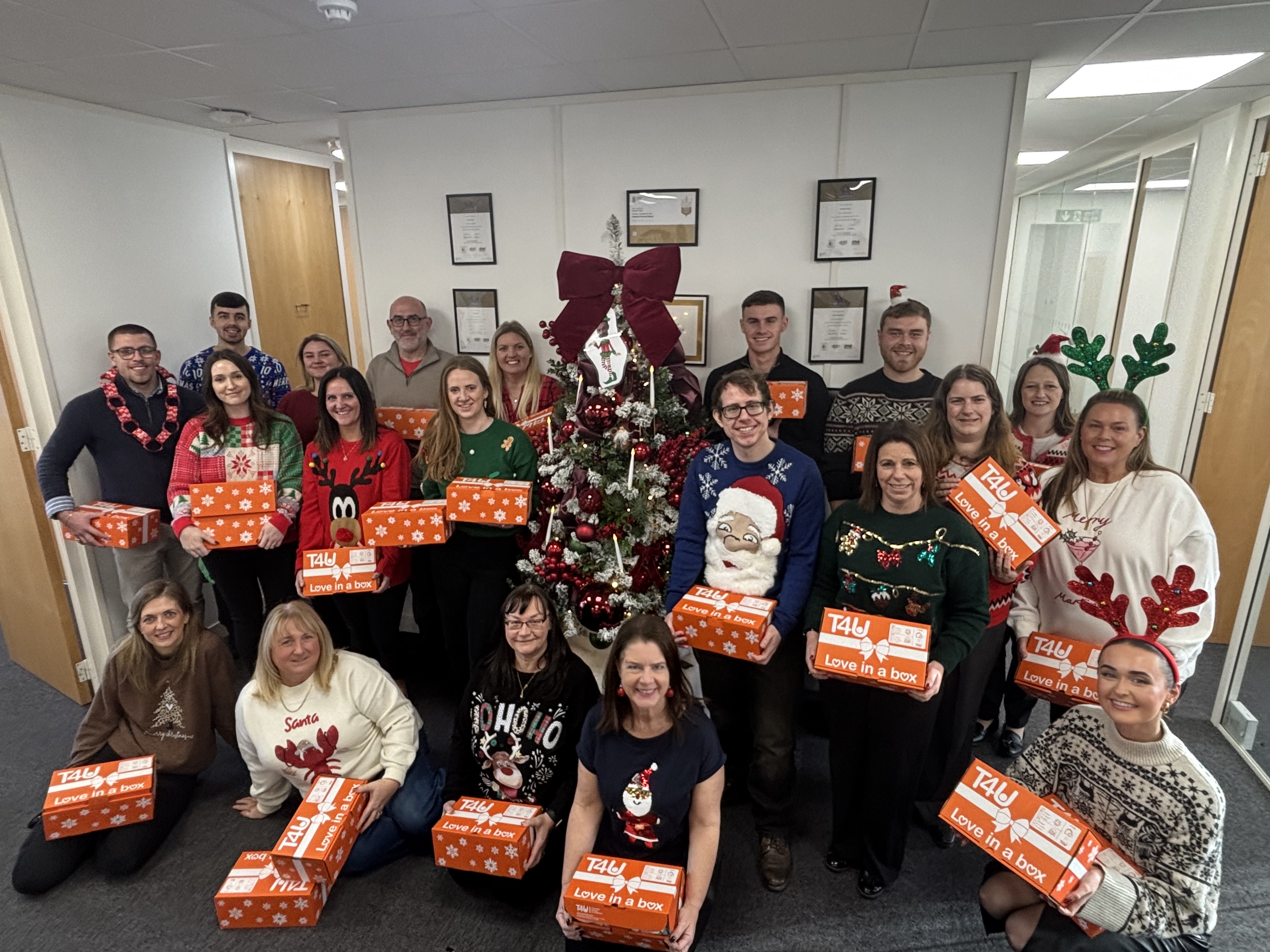 Christmas Jumper Day & the Teams4U Shoebox Appeal.