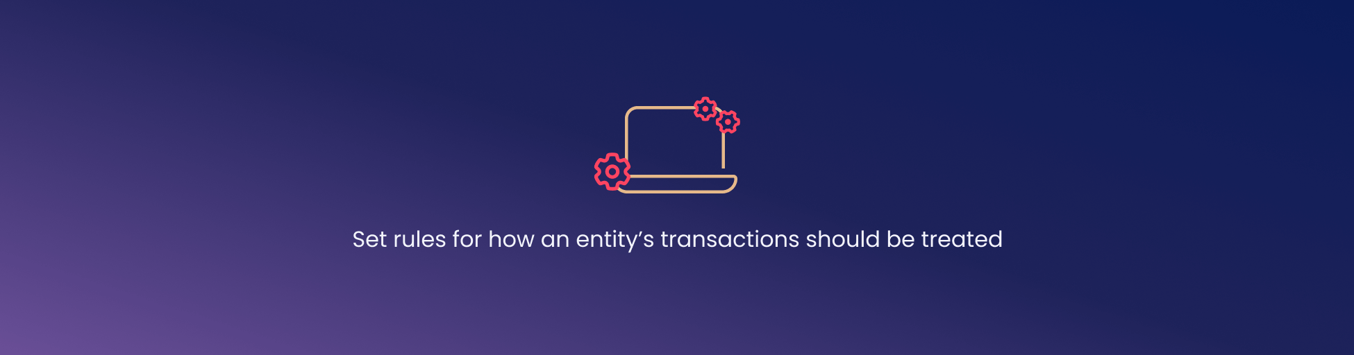 Setting up intercompany recharge rules