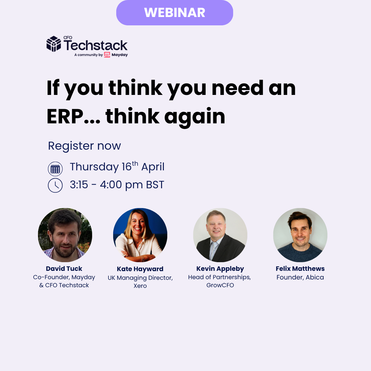 Webinar: If you think you need an ERP, think again.