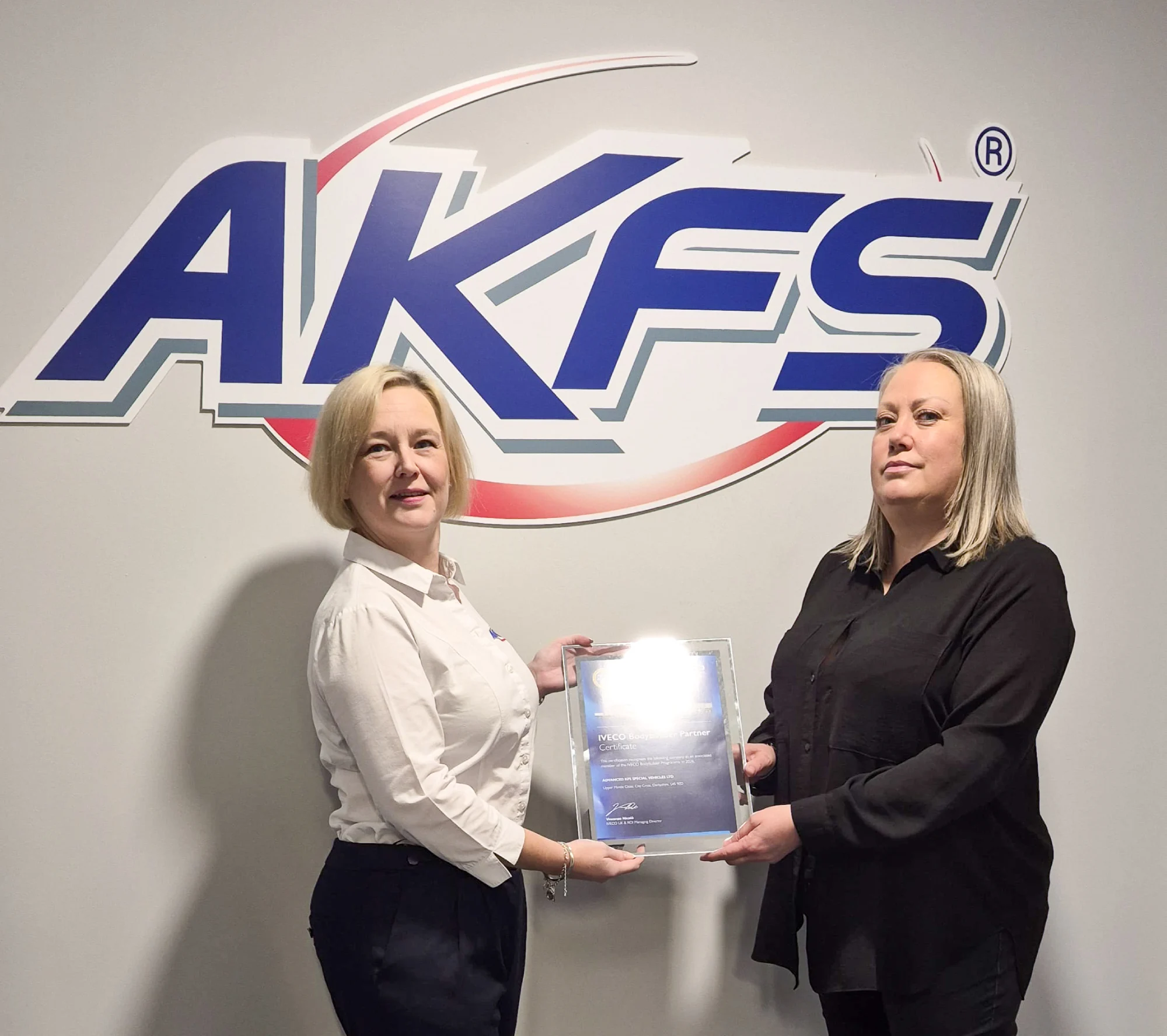 AKFS Retains IVECO Gold Status in Bodybuilder Programme for Another Year