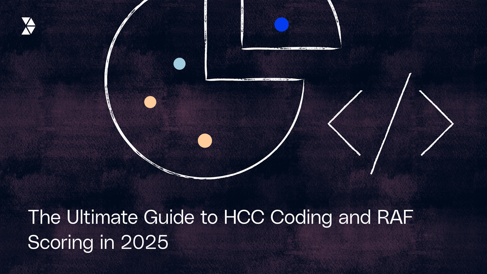 Cover image for healthcare blog on “The Ultimate Guide to HCC Coding and RAF Scoring in 2025,” focusing on risk adjustment, compliance, and AI automation.