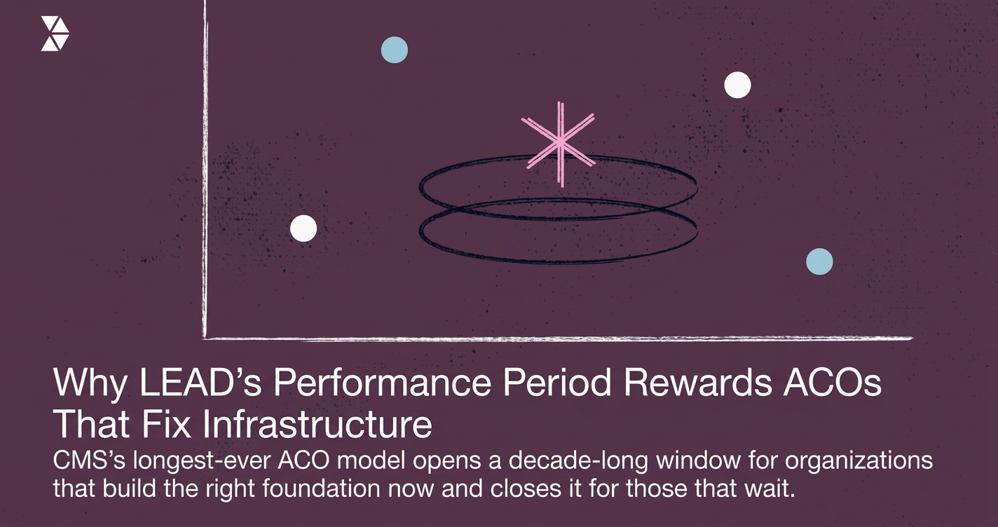 The 10-Year Bet: Why LEAD's Unprecedented Performance Period Rewards ACOs That Fix Infrastructure Before They Apply