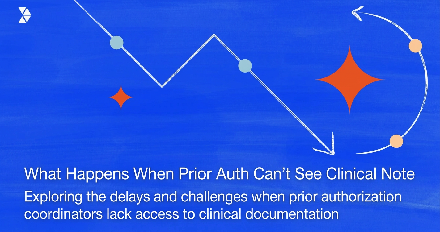 What Happens When Prior Auth Can't See the Clinical Note?
