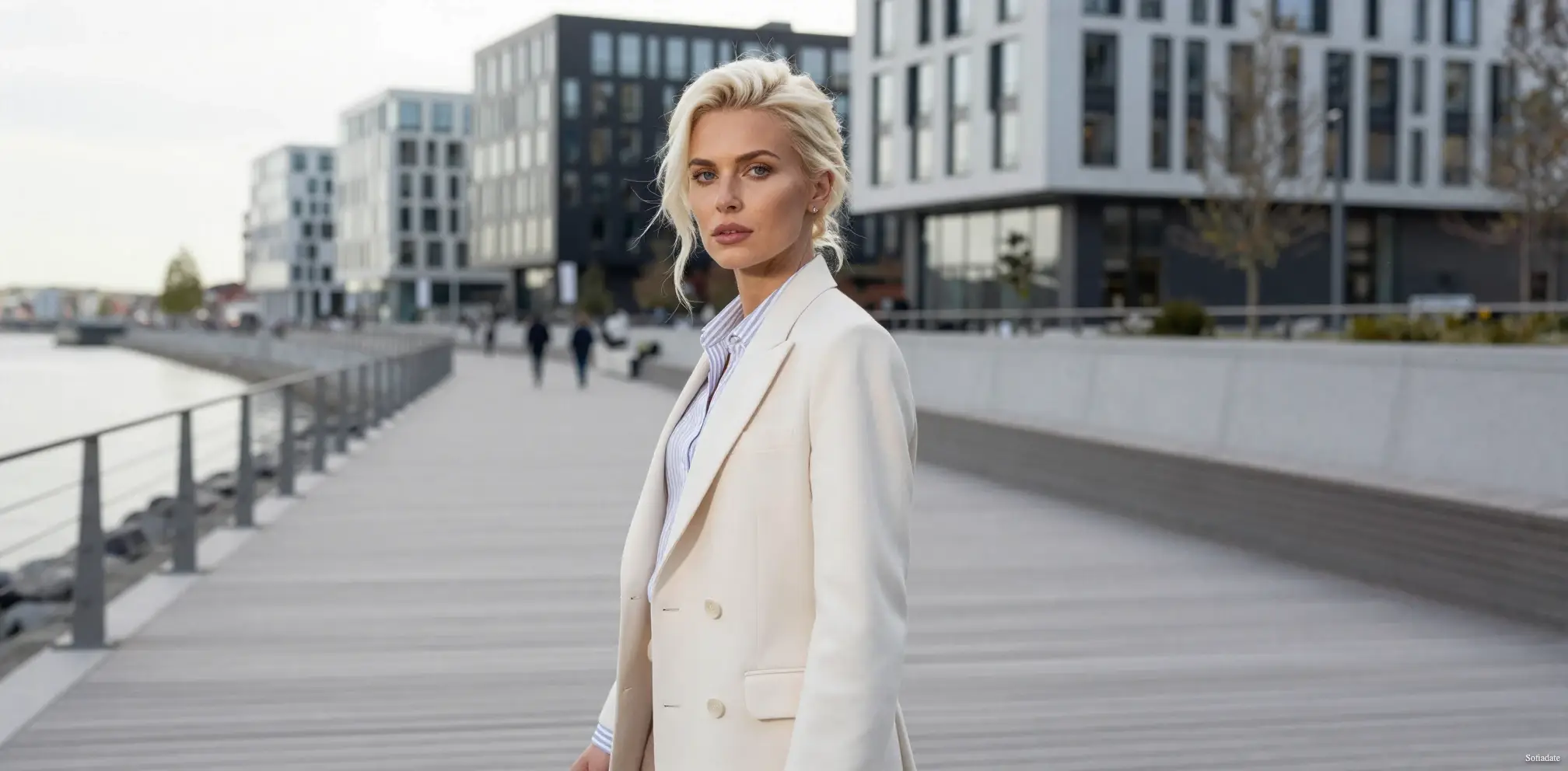 Business women on a walk