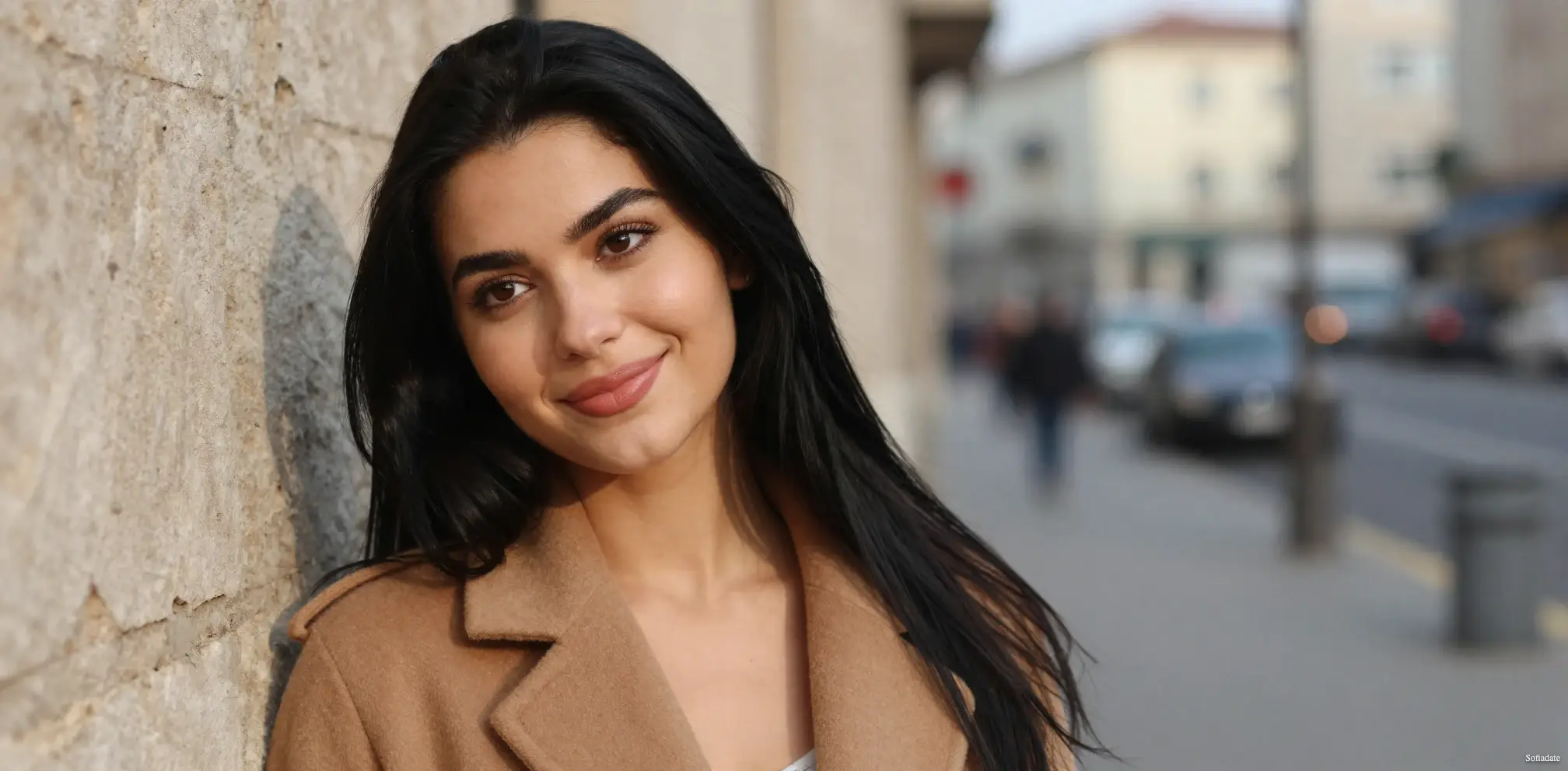 A pretty girl in the city