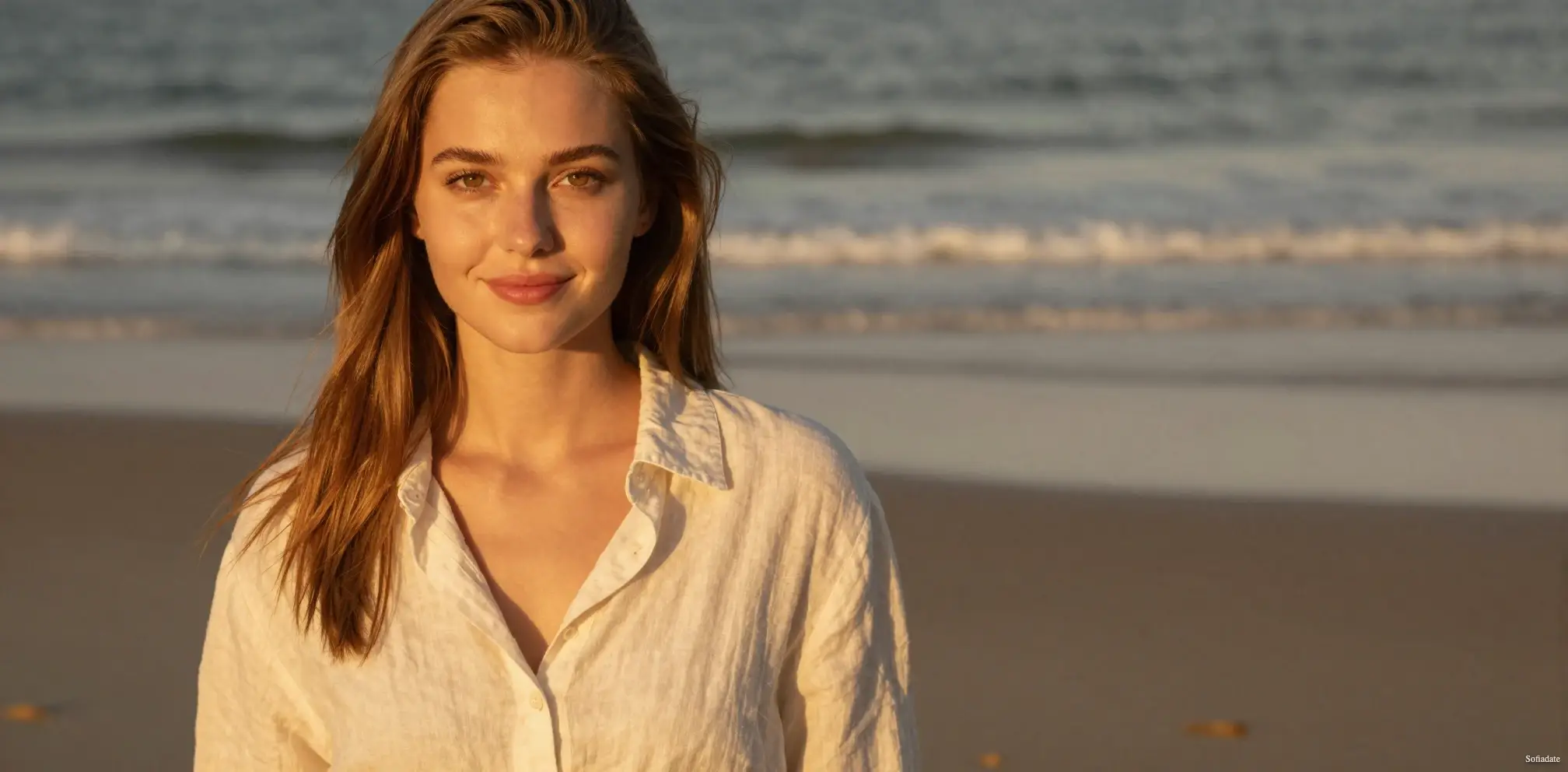 Beautiful girl against the backdrop of the sea