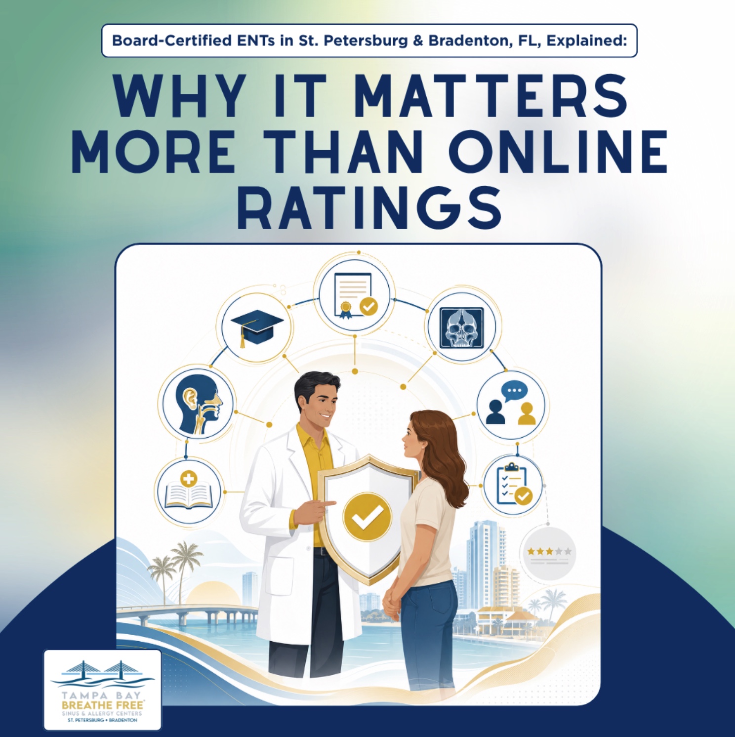 Board-Certified ENTs in St. Petersburg & Bradenton, FL, Explained: Why It Matters More Than Online Ratings
