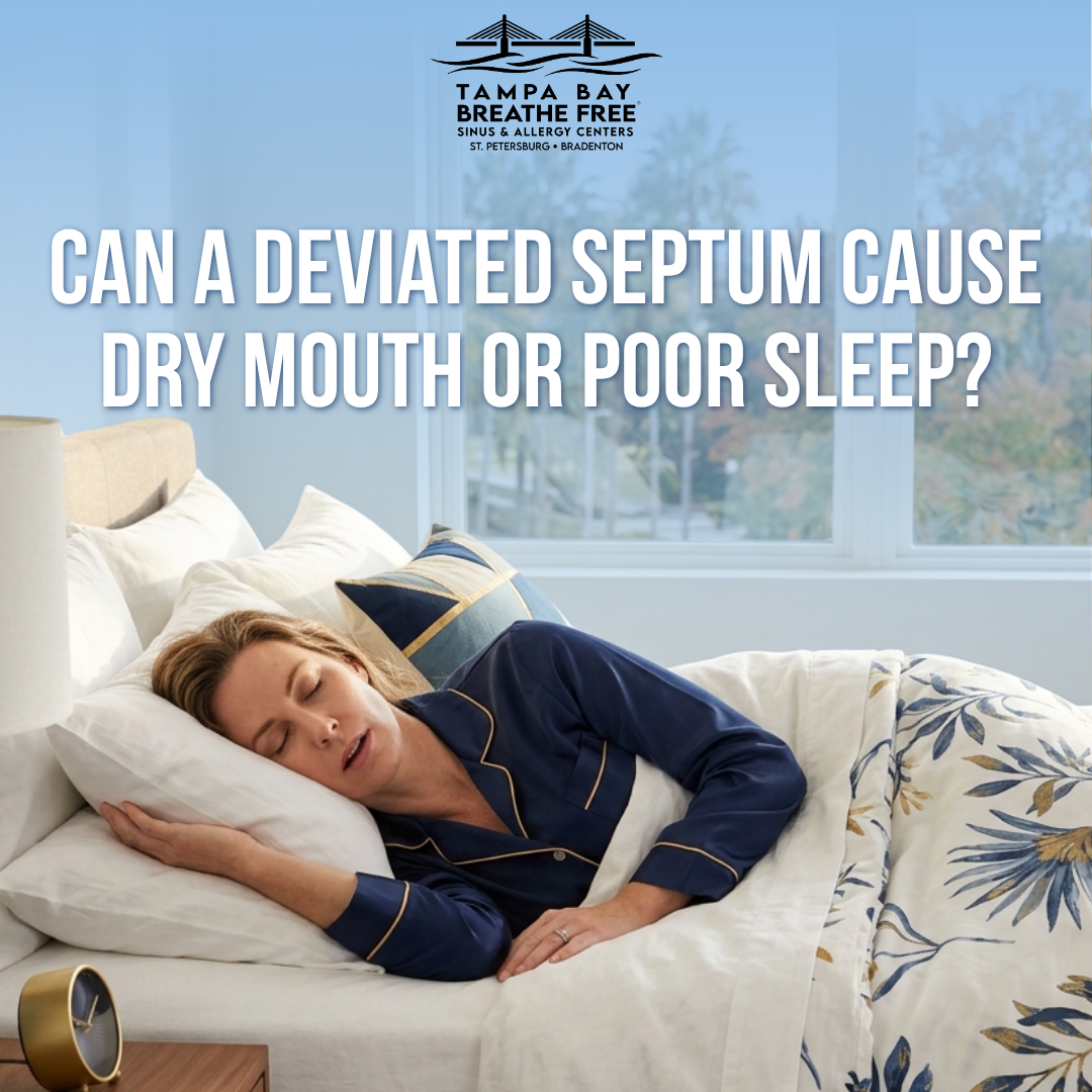Can a Deviated Septum Cause Dry Mouth or Poor Sleep?