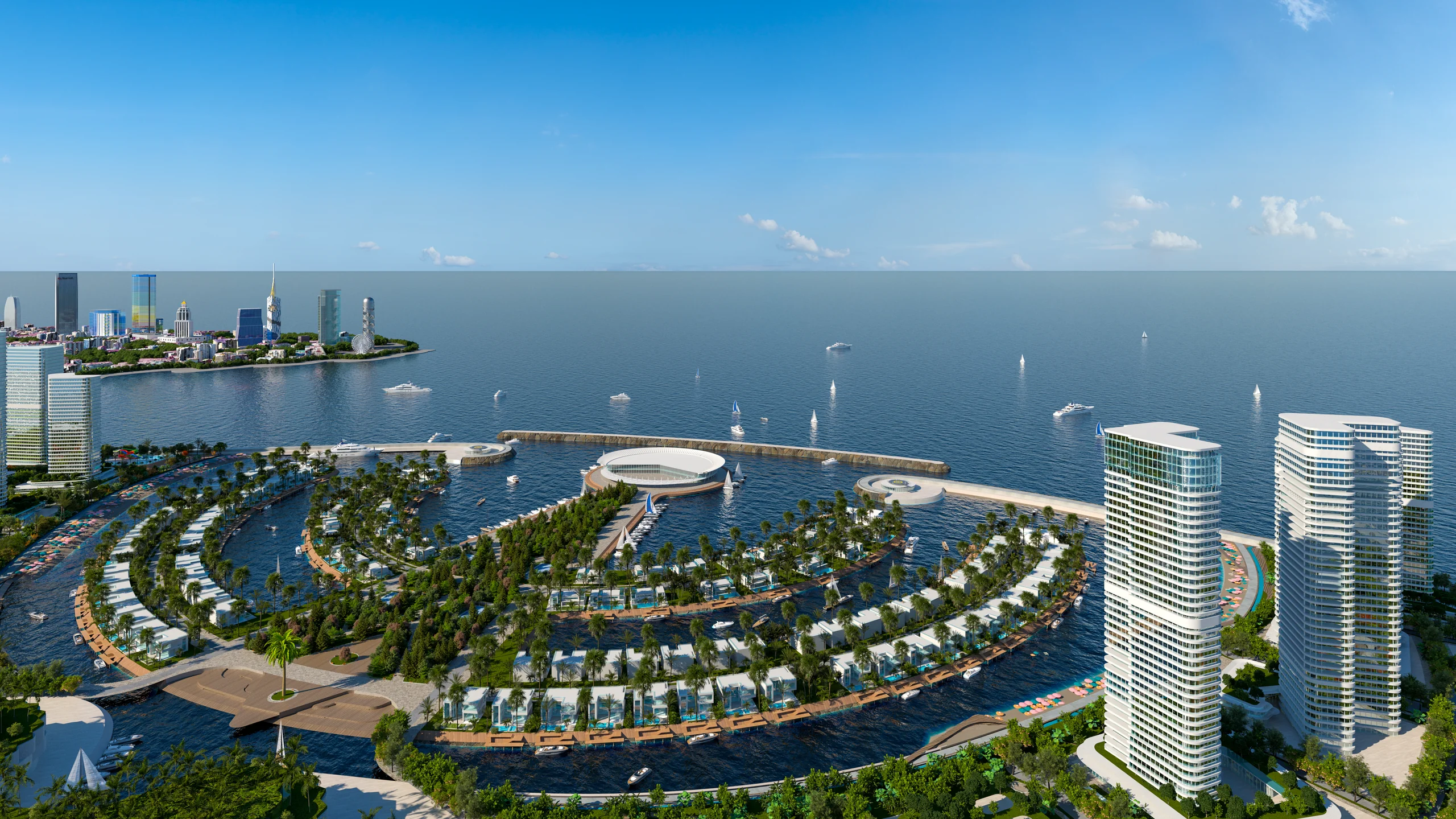 Ambassadori Island Batumi – apartment in Ambassadori Island, Batumi, Georgia, with a rooftop terrace (photo 1 of 25)