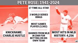 Pete Rose MLB stats 