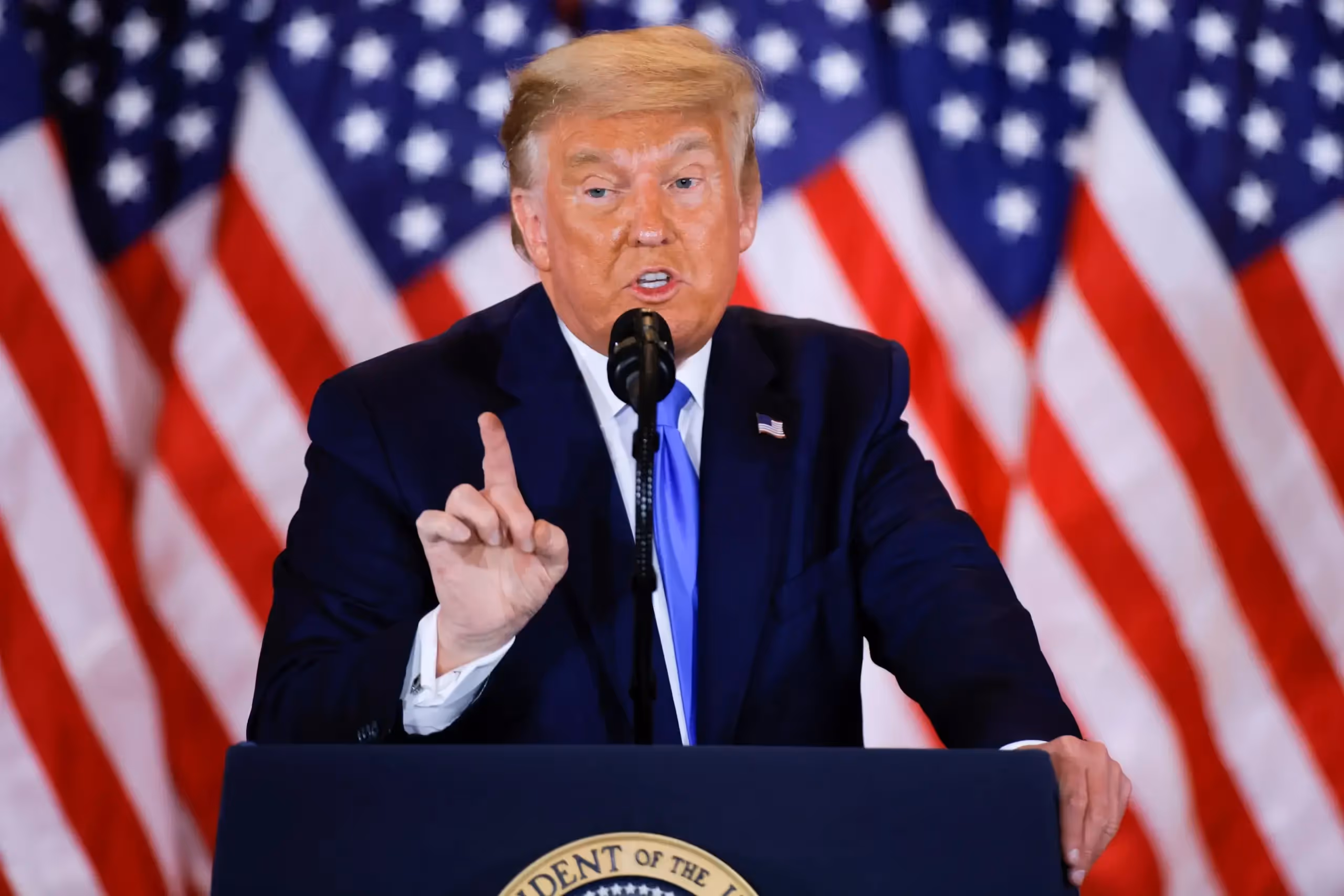 Trump Blames Dockworker Strike on Biden/Harris Inflation