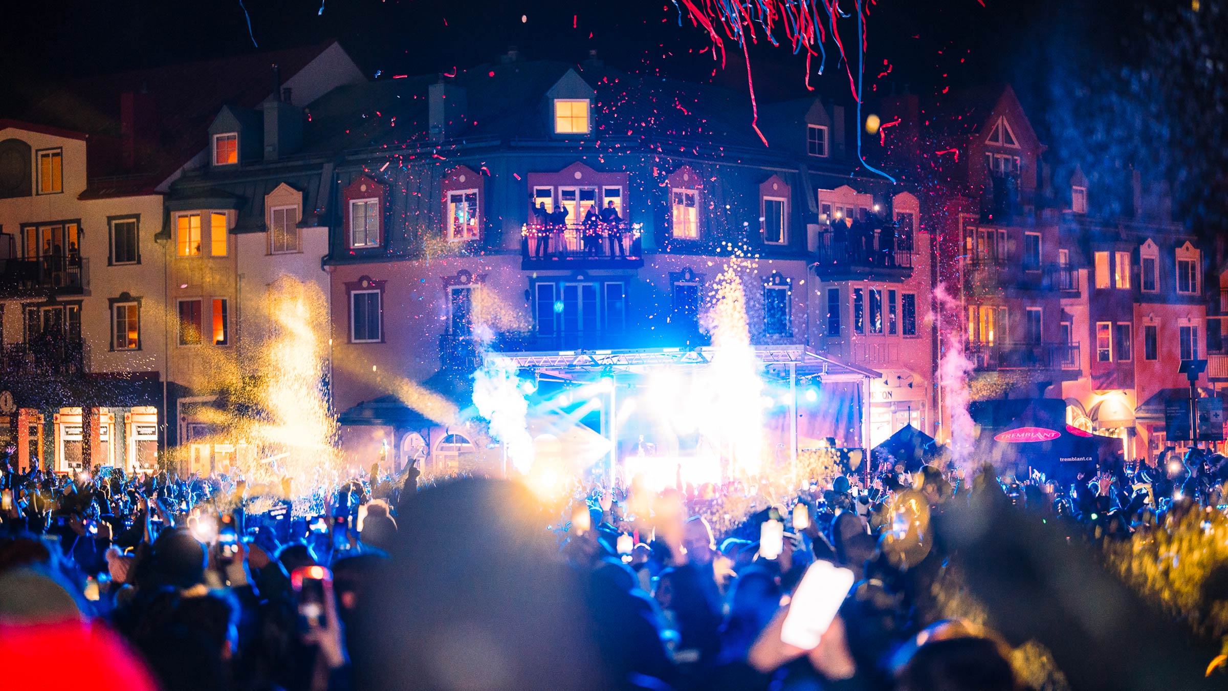 La grande fête de nouvel an à Mont-Tremblant
