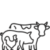 Farm animals icon