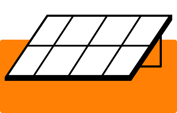 Solar panel illustartion