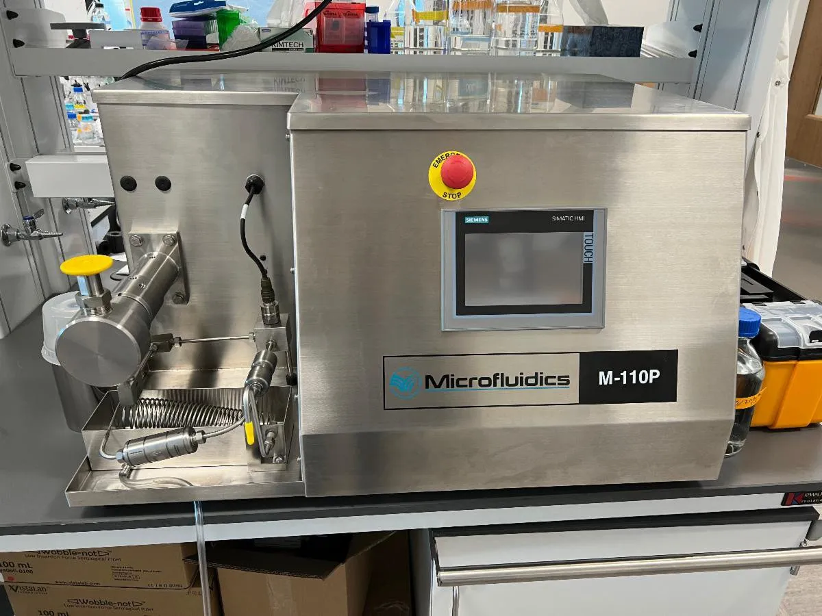 Microfluidics MP-110P for yeast expression services