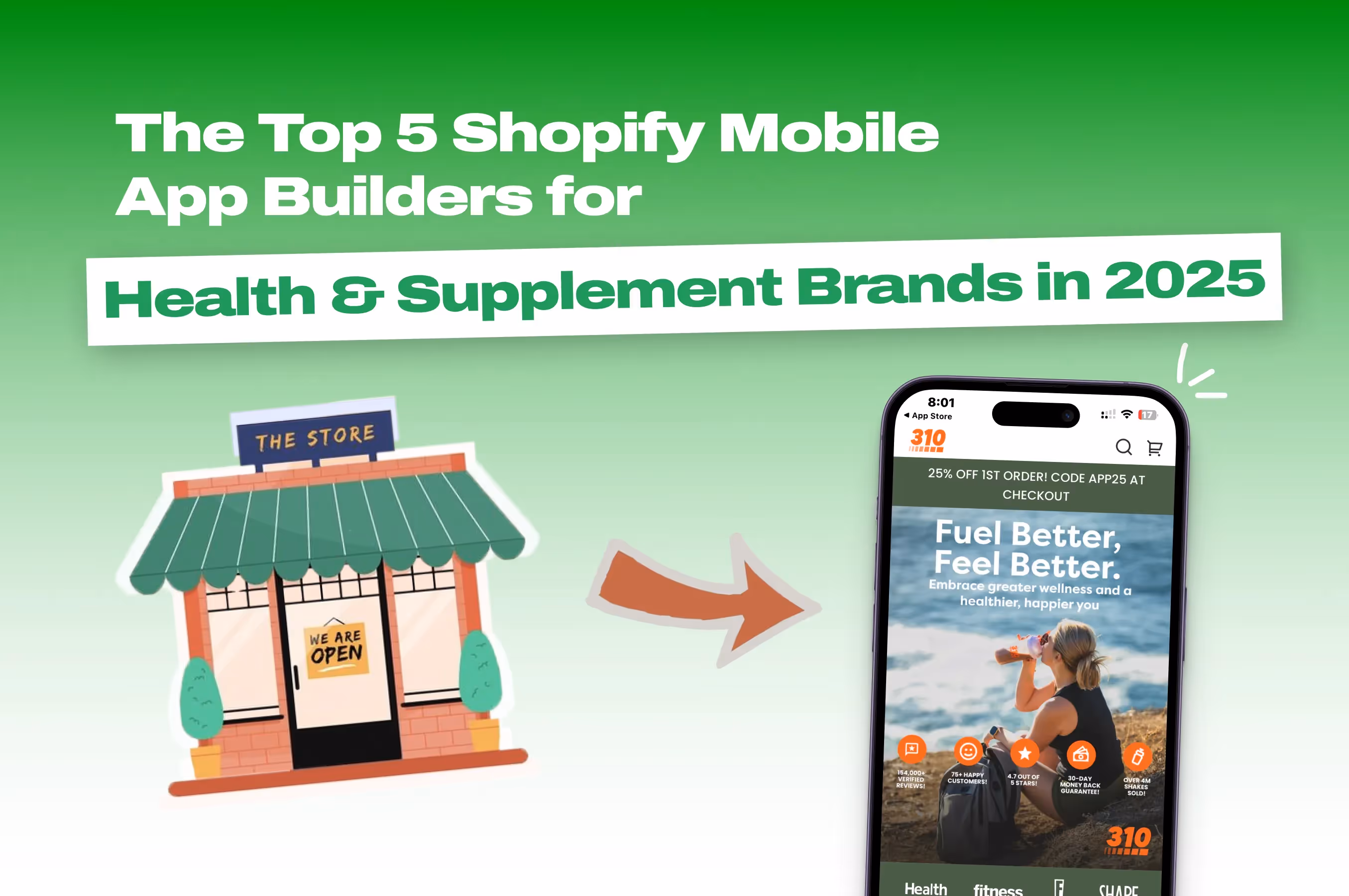 Shopify Mobile App Builders for Health & Supplement Brands