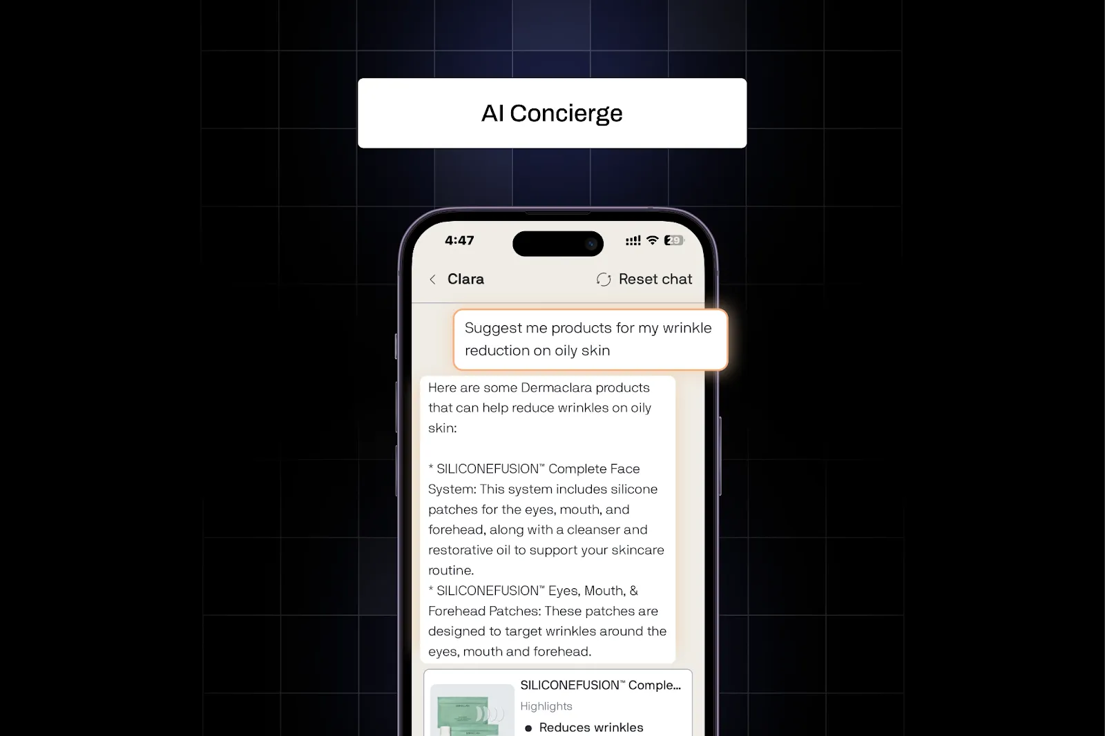 Appbrew AI Concierge in-app shopping assistant on Shopify mobile app