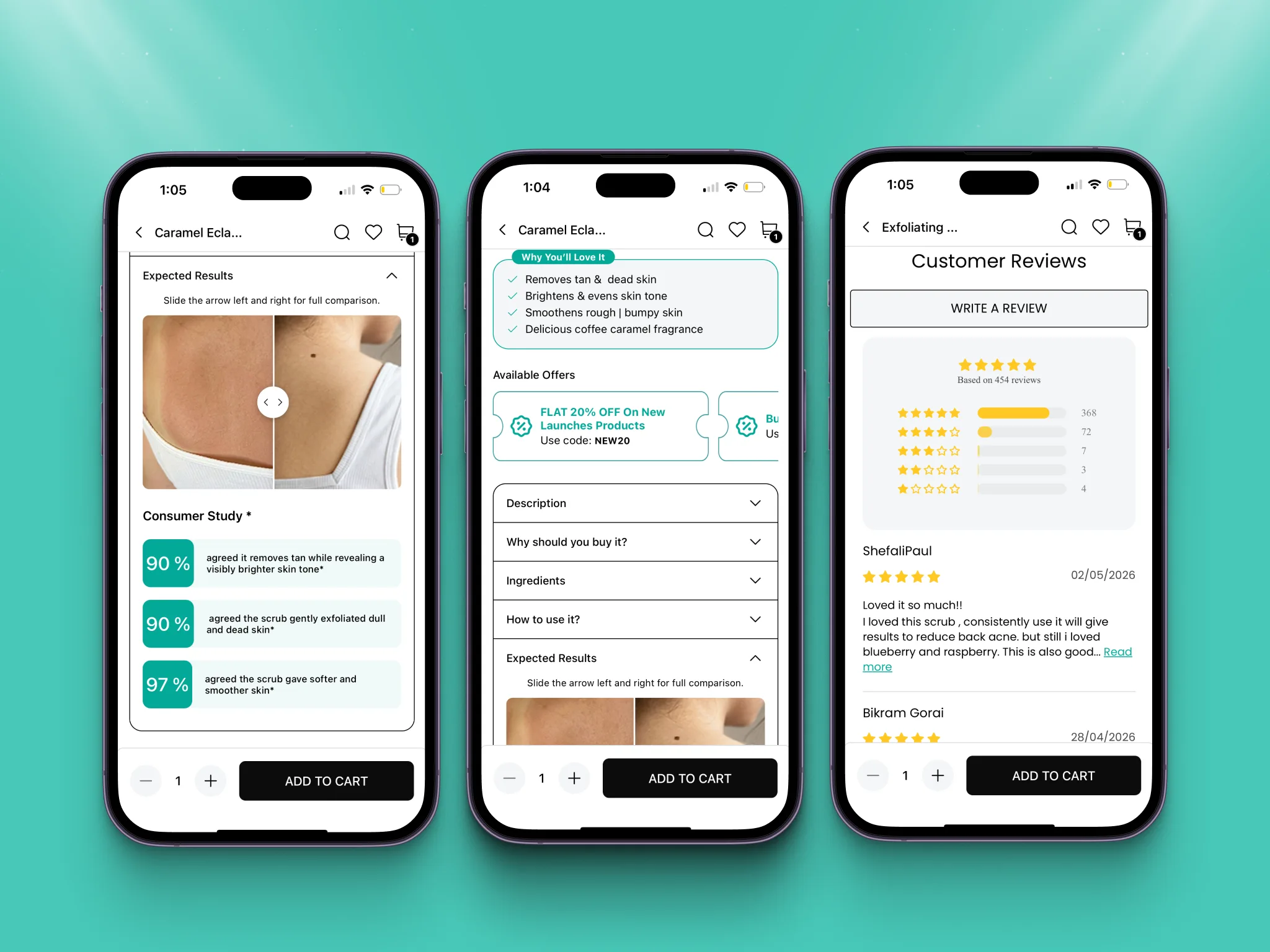 mCaffeine trust-first app experience