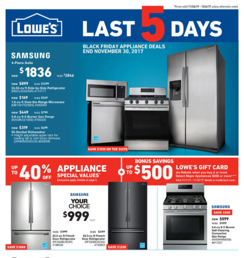 Lowe's Cyber Monday deals with MyLowe's Rewards sign-up