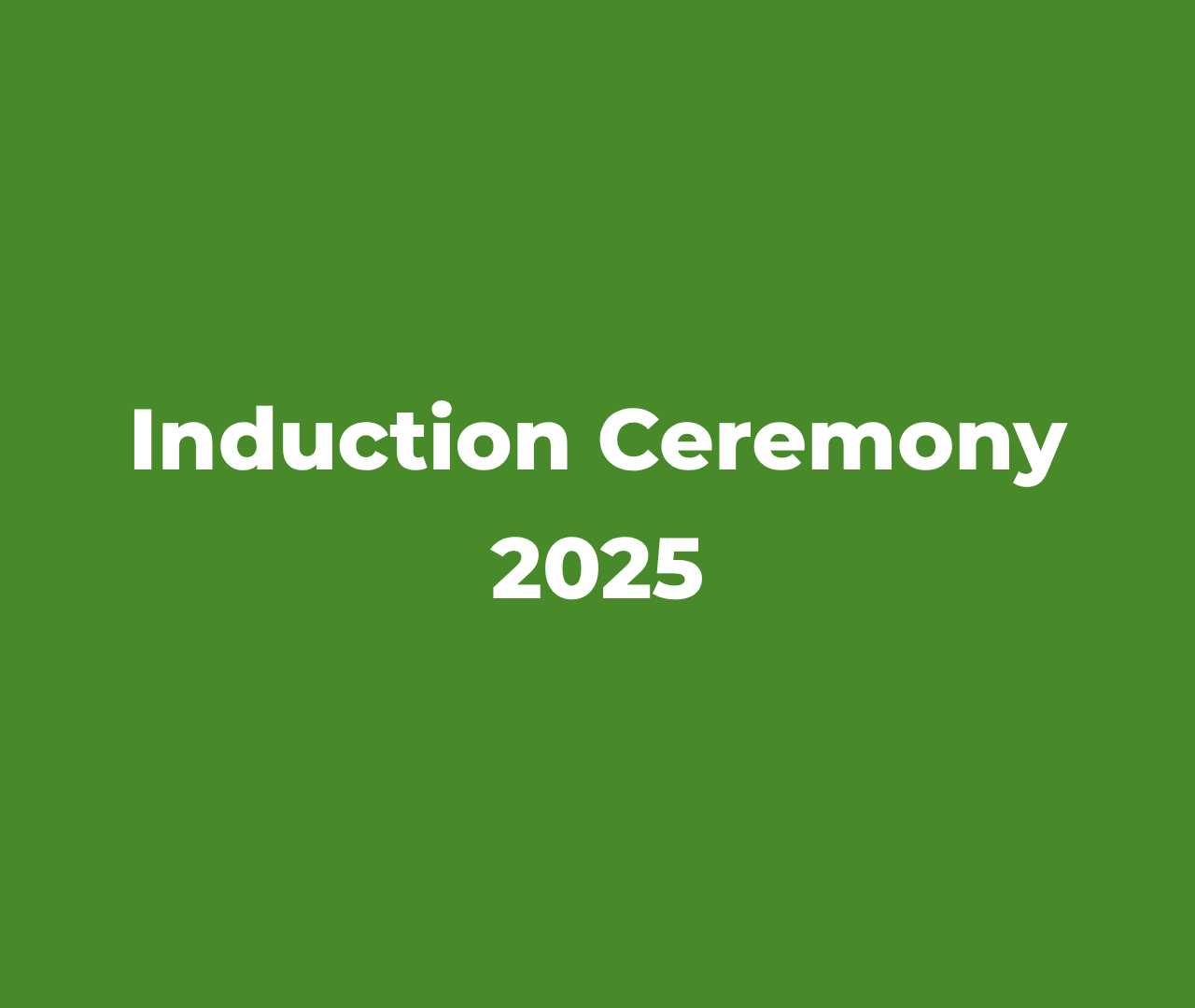 Induction for BTech, BBA & MBA 2025 Batch