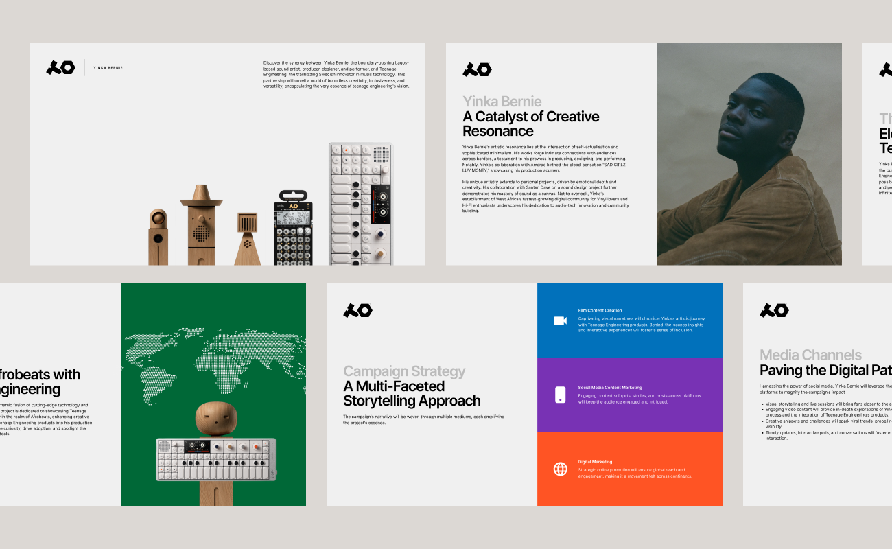 Yinka Bernie + Teenage Engineering