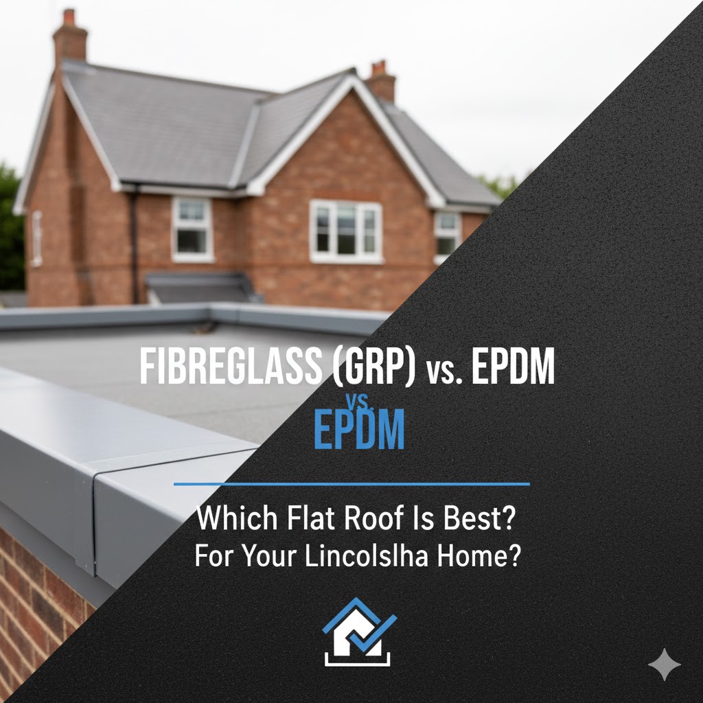 Fibreglass (GRP) vs. EPDM: Which Flat Roof Is Best for Your Lincolnshire Home?