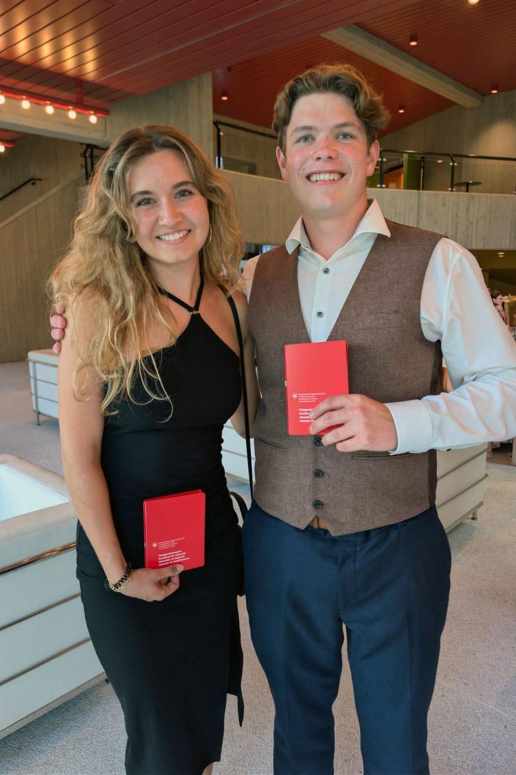 Isabella Bolkat und Etienne Parmenter