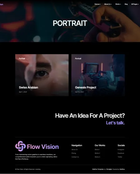 Page screen