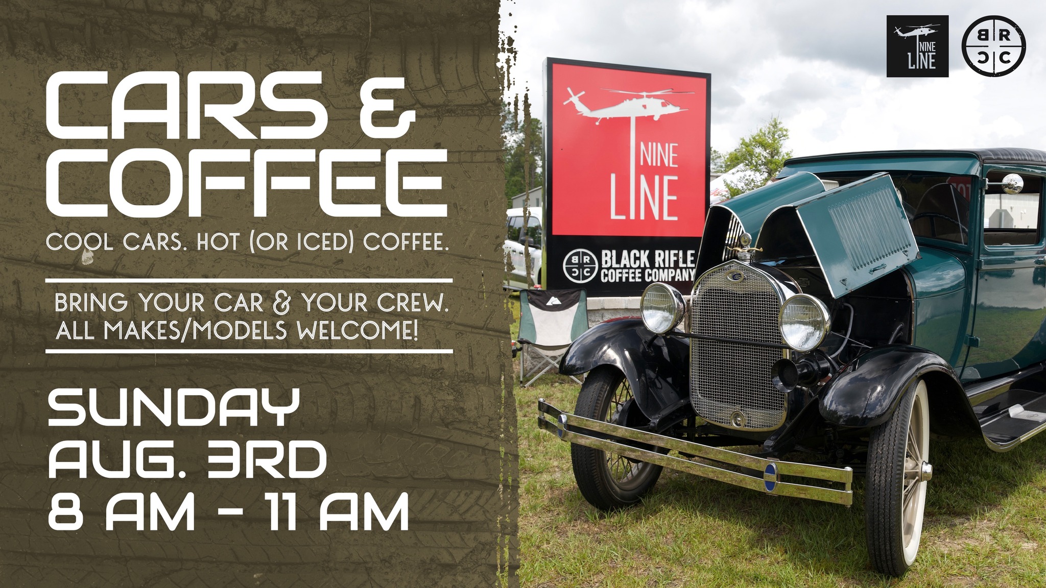 Cars & Coffee at Nine Line HQ