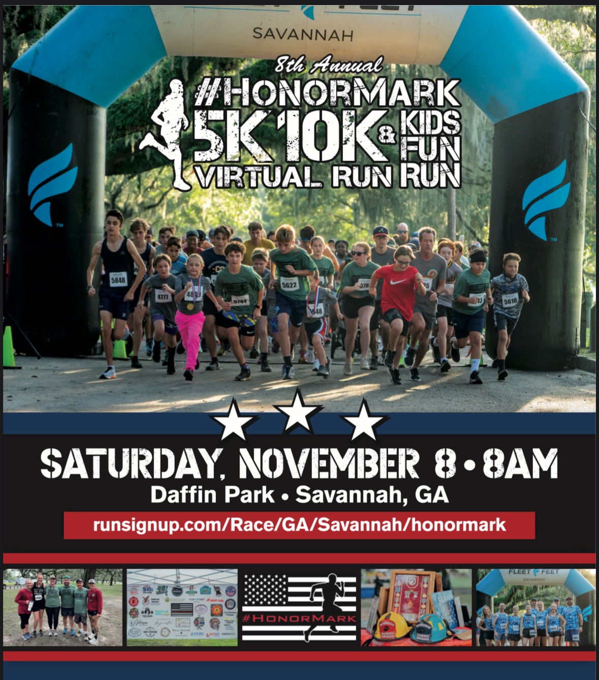 #HonorMark 5K, 10K, Ruck & Kids Run