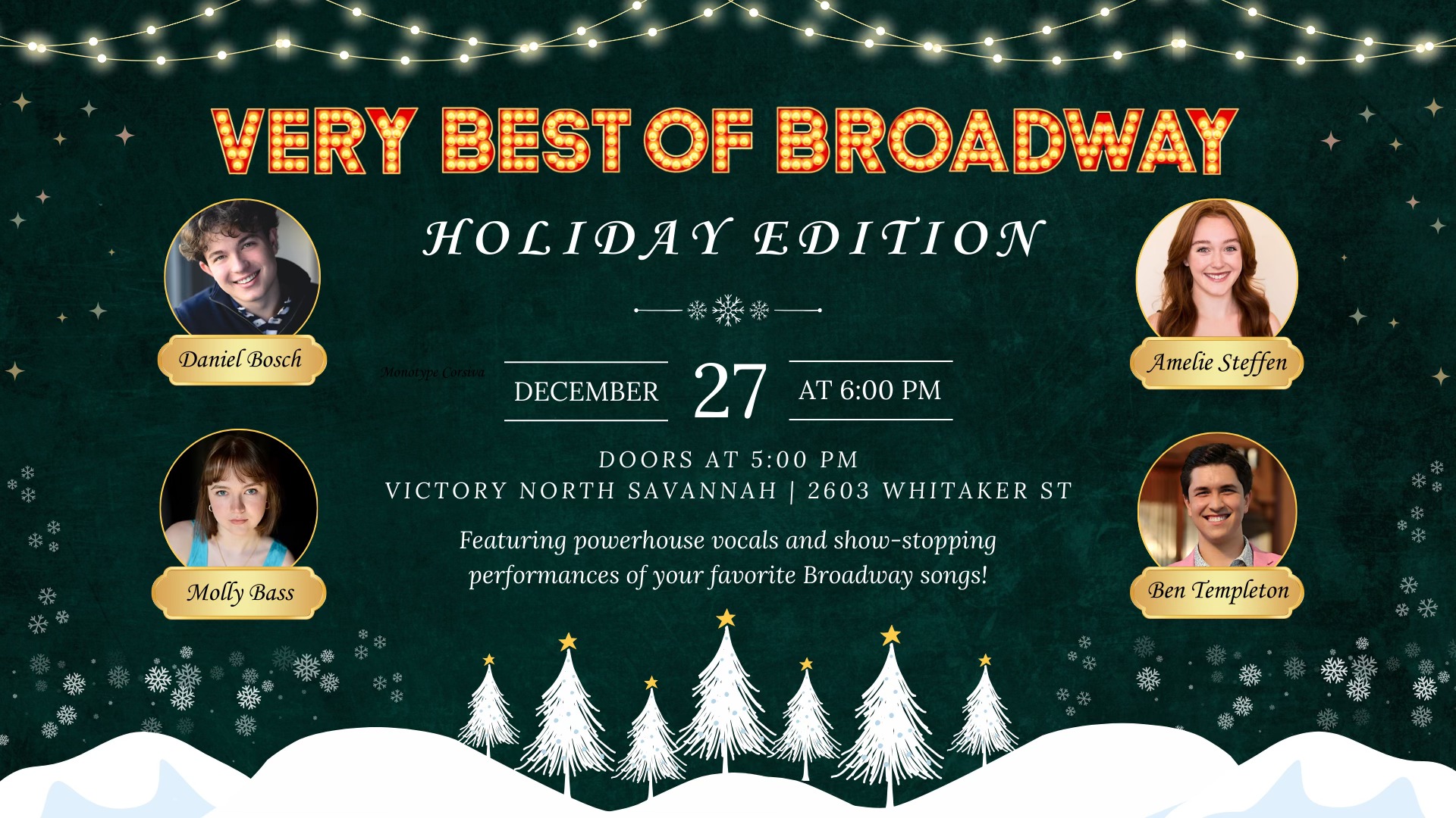 Very Best of Broadway: Holiday Edition