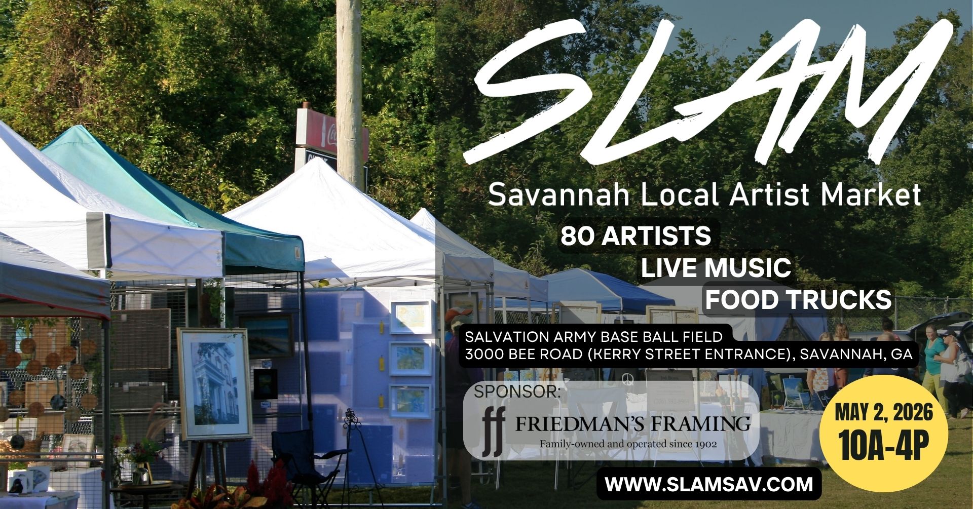 SLAM – Savannah Local Artist Market