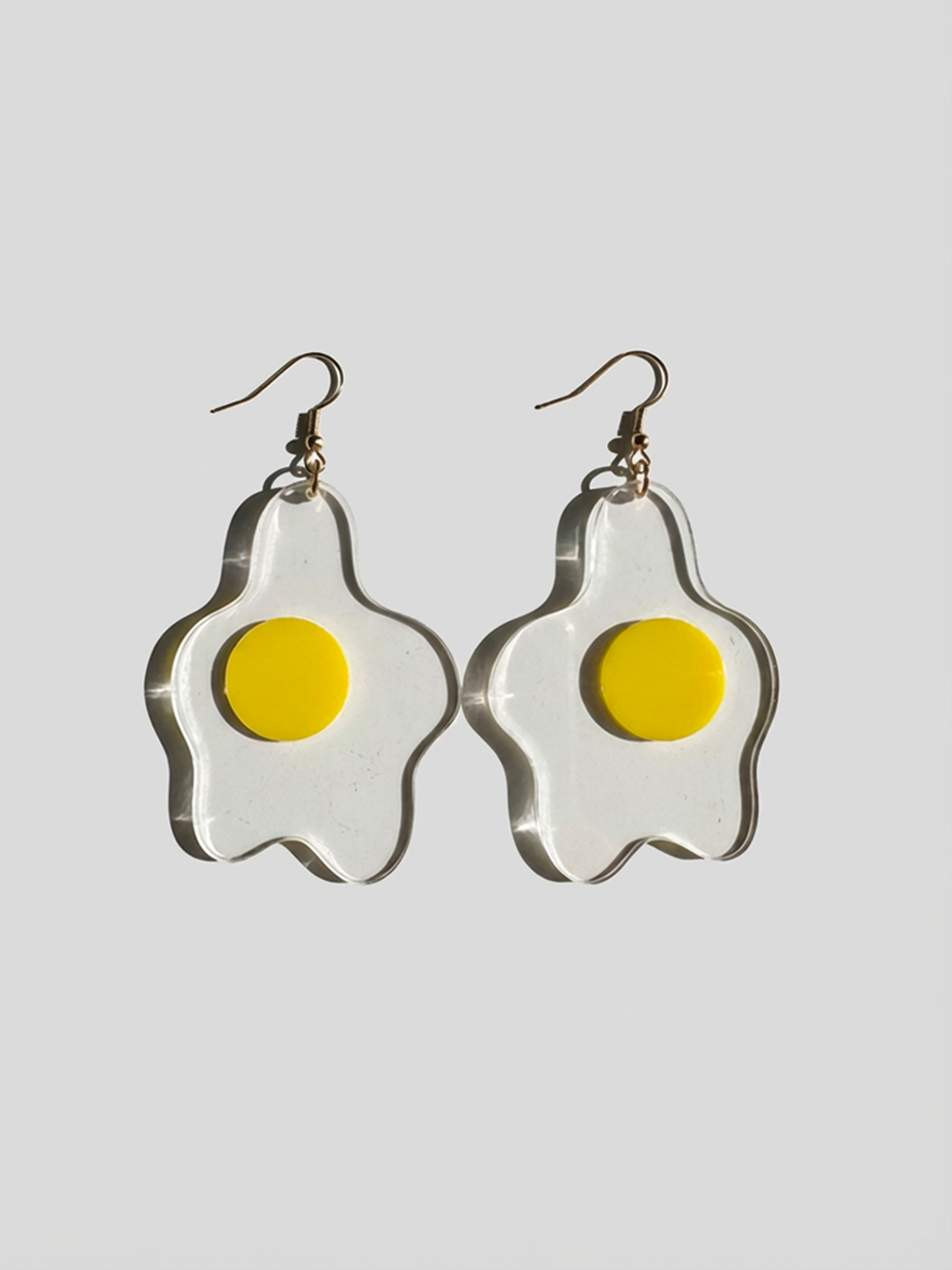 Raw Egg Earrings