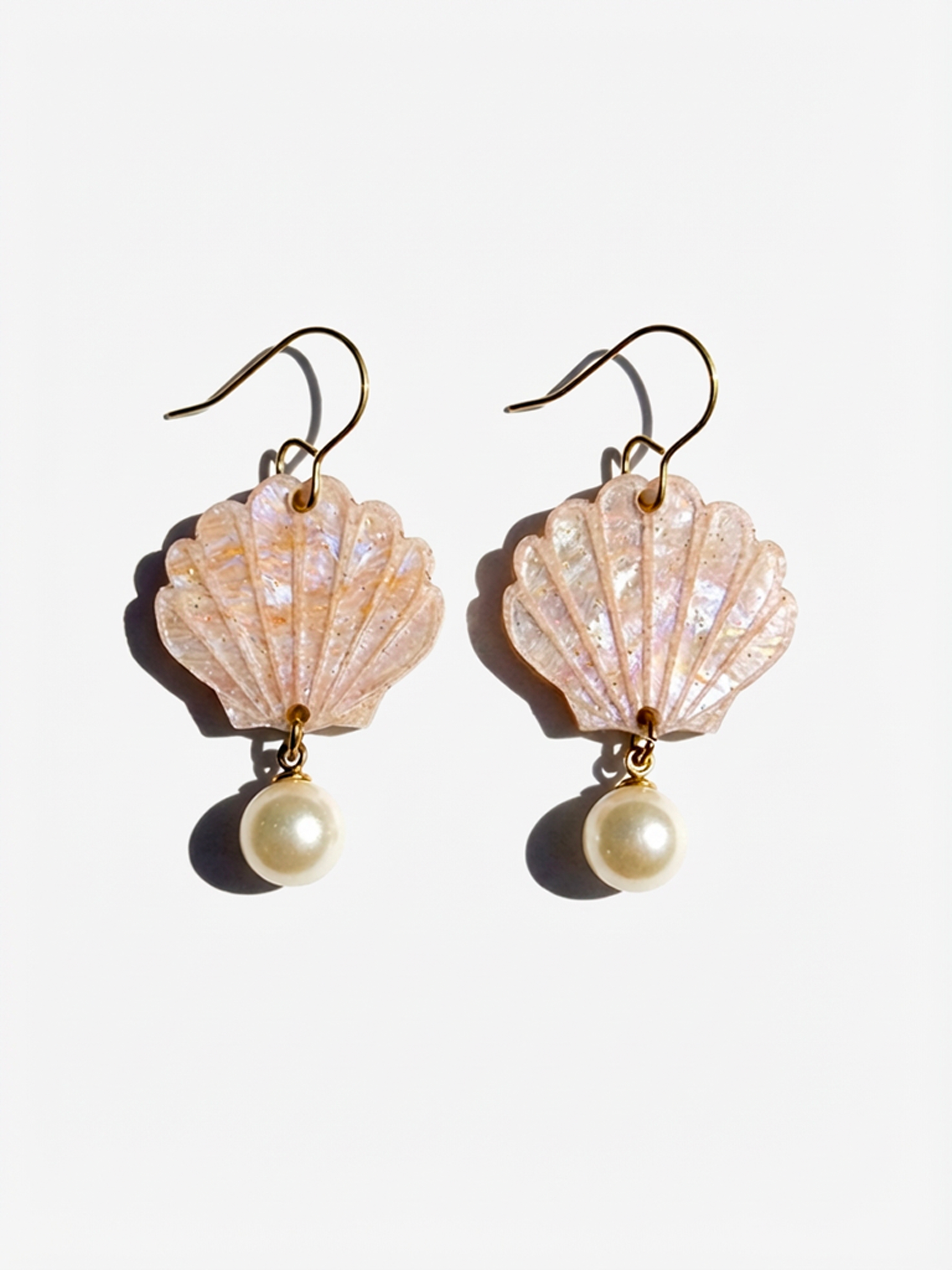 Pearl Shell Drop Earrings
