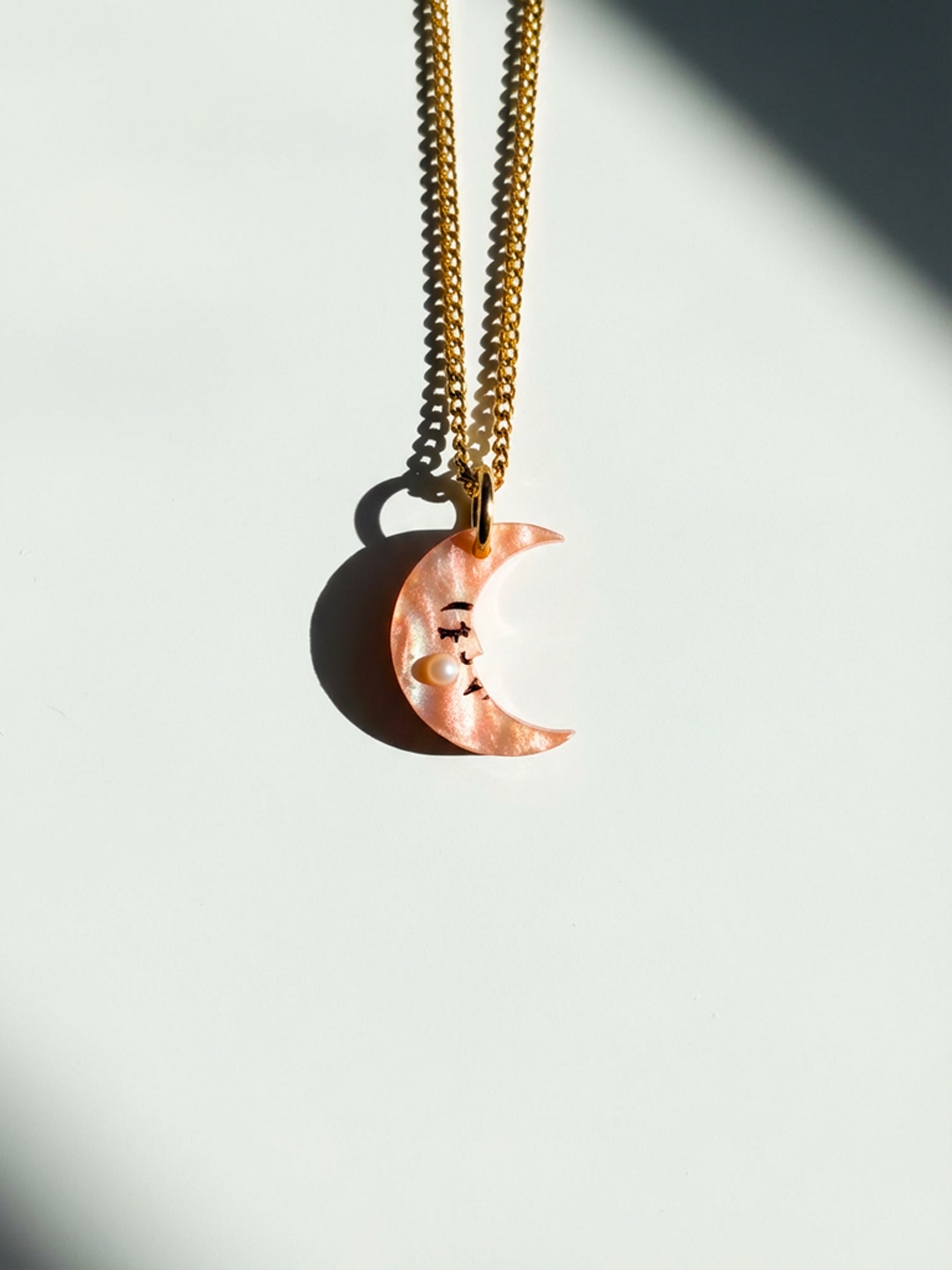 Blushing Moon Pendant