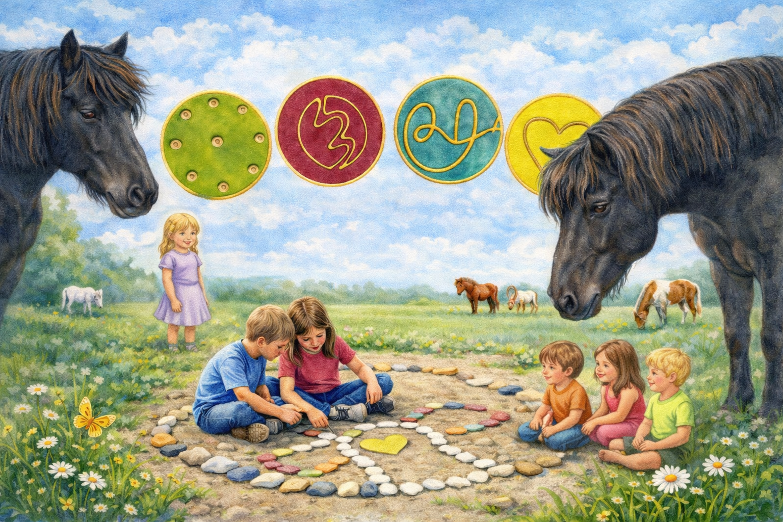 Thementag Engel und Pferde