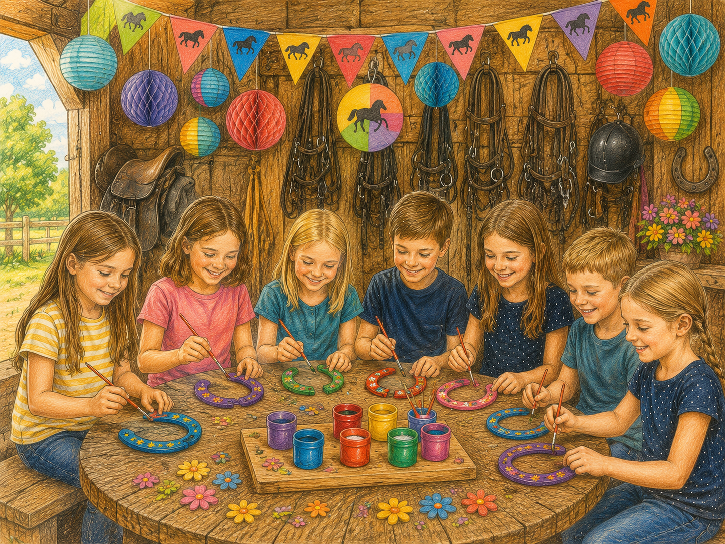 Kindergeburtstag - Ponybande