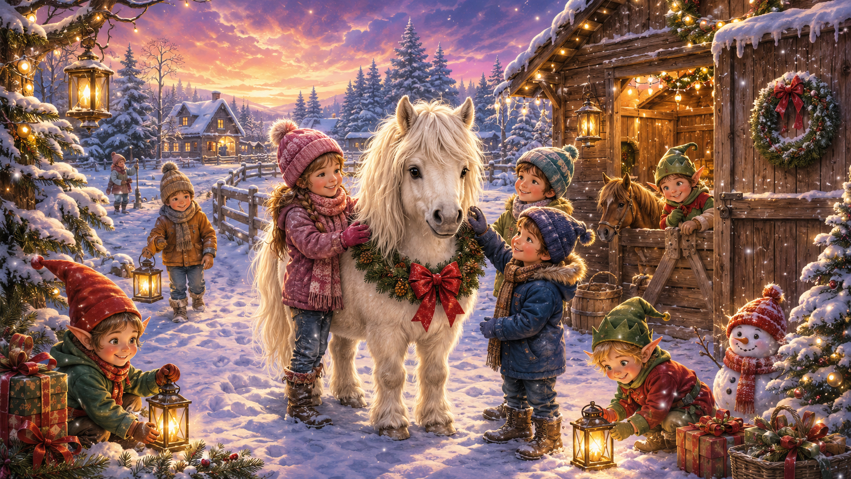 Thementag Die Winterelfen und das Weihnachtspony