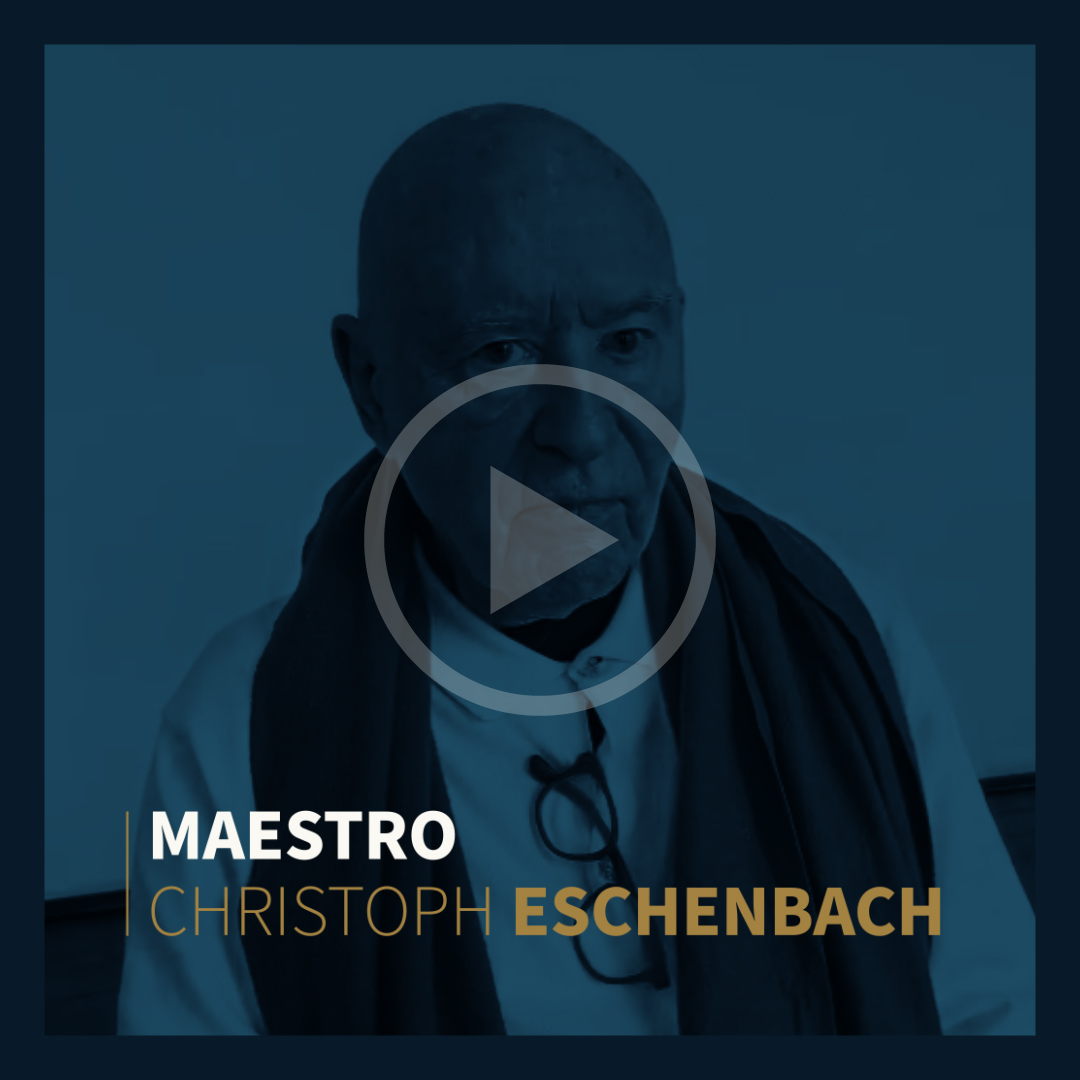 Christoph Eschenbach speaking about the competition 