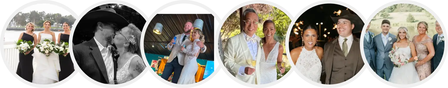 Pictures of some of GuestCam customers who left 5 star ratings